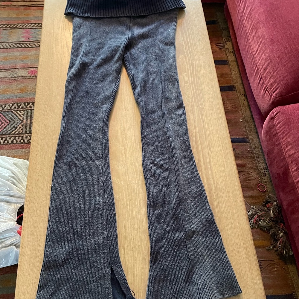 Wild Fable Gray Ribbed Knitwear